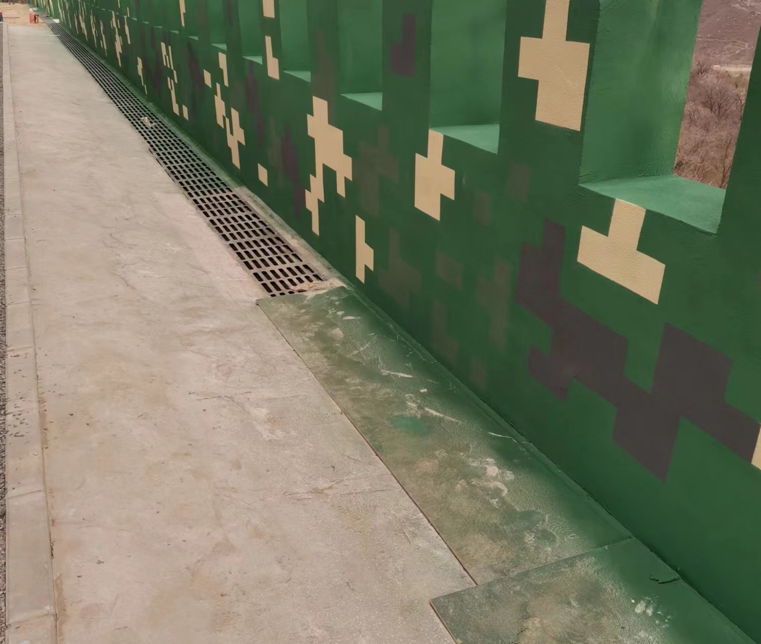 随州围墙迷彩喷涂,数迷彩漆